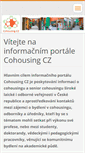 Mobile Screenshot of cohousing.cz