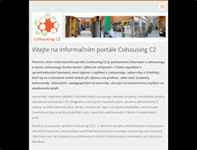 Tablet Screenshot of cohousing.cz