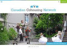 Tablet Screenshot of cohousing.ca