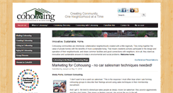 Desktop Screenshot of cohousing.org